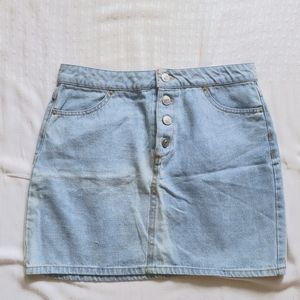 Denim Mini Skirt